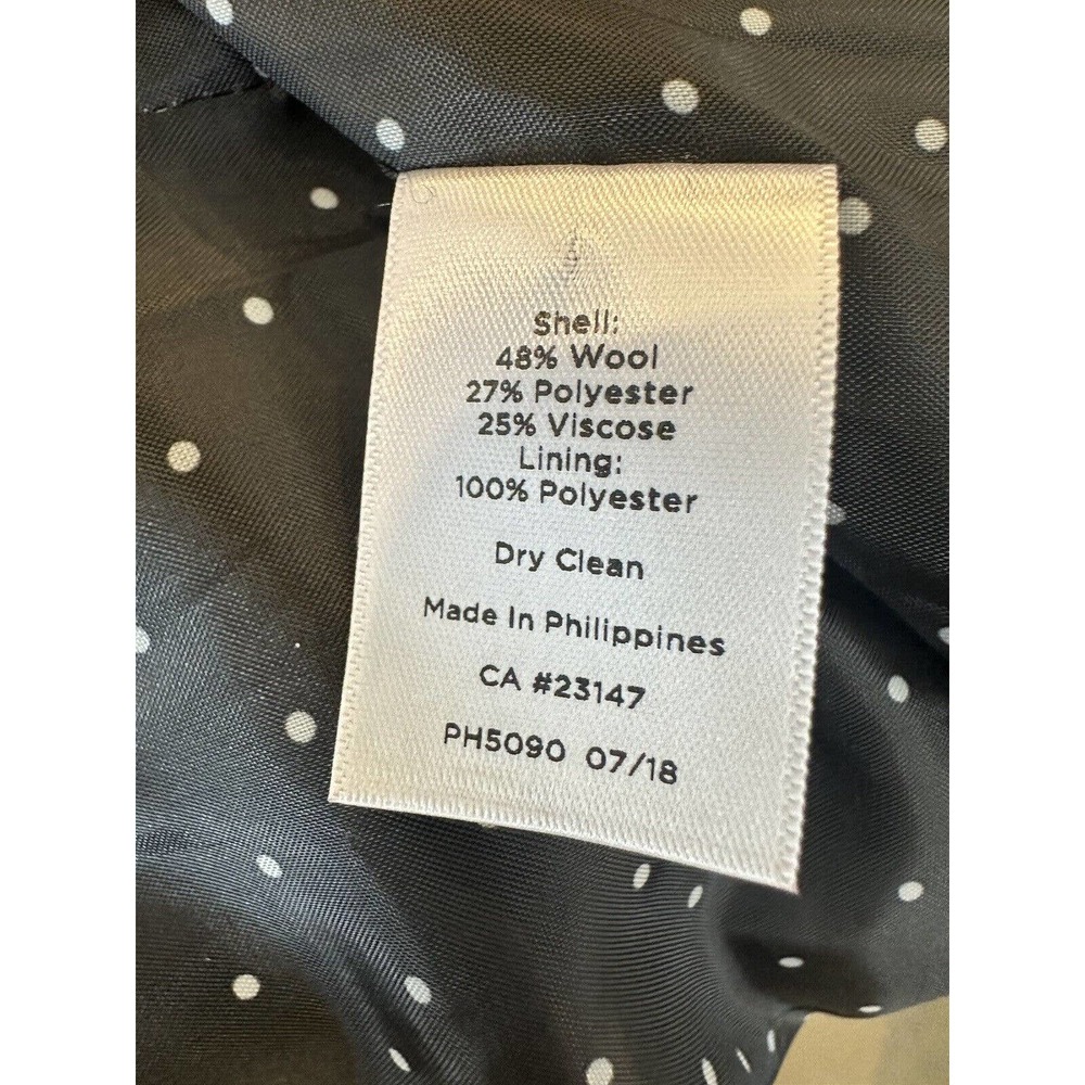 Talbots Shetland Aberdeen Blazer Tattersall Plaid Houndstooth Plus Size 20 P - Picture 9 of 11